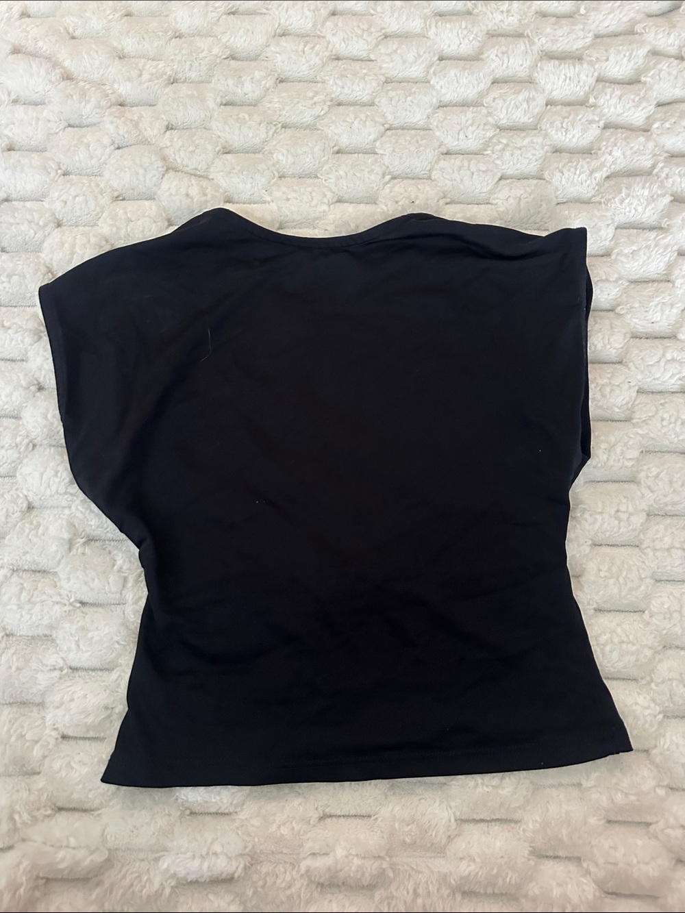 Pull&Bear Black Women's Tank Top with Scoop Neck
